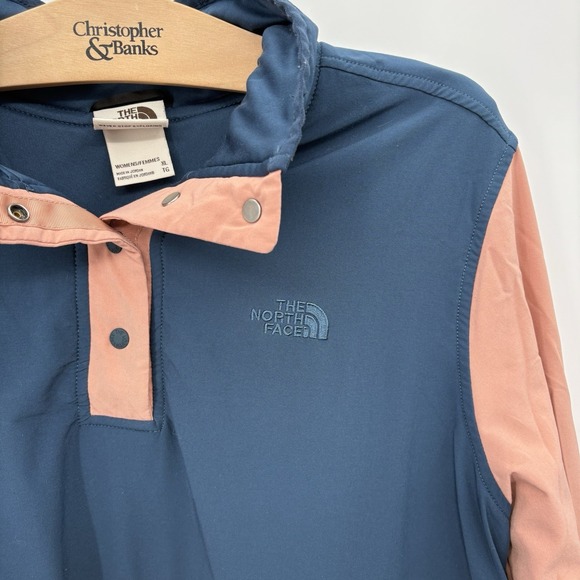 The North Face Mountain Sweatshirt 3.0 Insulated Pullover Women's Size XL Navy - Picture 3 of 6